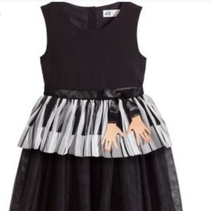 NEW H&M Girls Piano Dress size 7